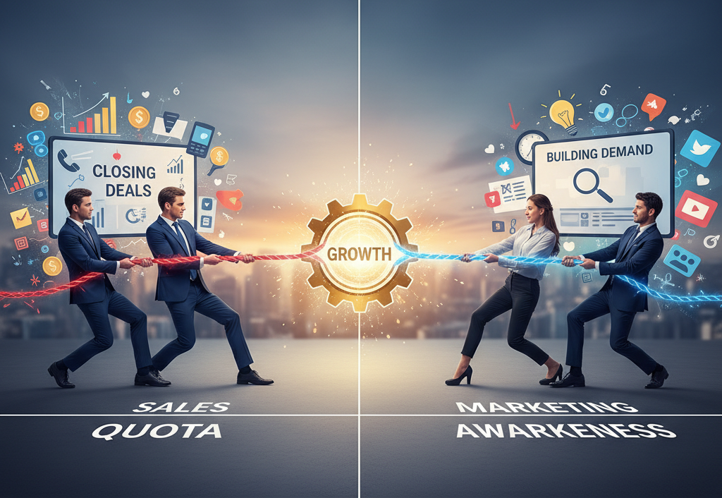 How to stop the finger-pointing between sales and marketing